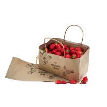 PAPIRPOSE TIL 3 BÆRKURVER bnt 250stk